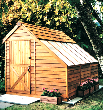 Small Cedar Greenhouse Kits, Wooden Greenhouse Sheds, Garden .