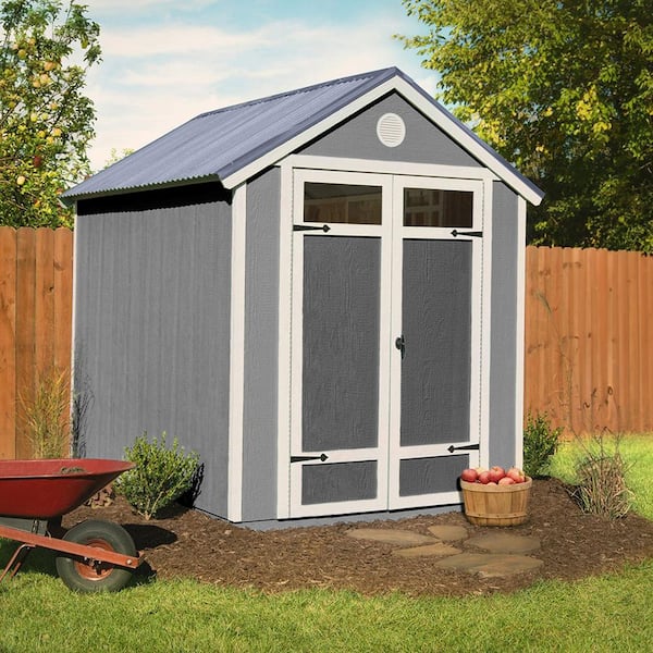 Handy Home Products Garden Shed Do-it Yourself 6 ft. x 8 ft. Wood .