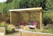Slatted Wooden Garden Shelter | The Retreat | Outdoor pergola .