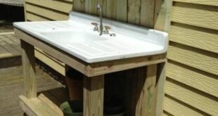 55 DIY Garden Sink Designs, Convenient Outdoor Utility Sinks .