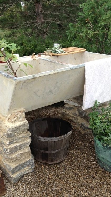 decocrush | Garden sink, Outdoor garden sink, Garden planni