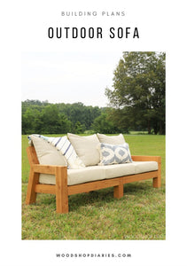 Outdoor Sofa Plans – Woodshop Diari