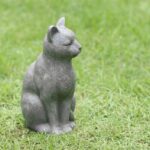 Style Selections 15-in H x 6.87-in W Gray Garden Statue at Lowes.c