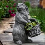 Spring Hare Garden Statue | Rabbit Stat