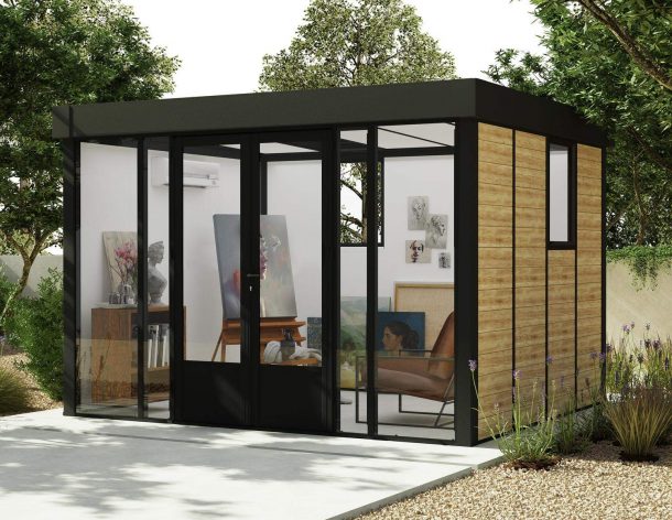 Copenhagen 10 ft. x 12 ft. Garden Office Kit | Canopia by Palr