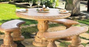 Terrazzino Concrete Collection - Antico Round Table . $199.00 .