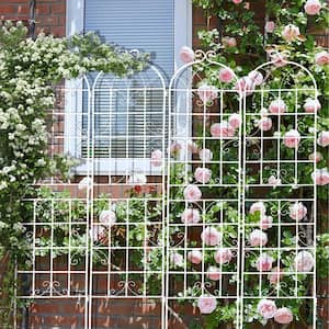 Tunearary 86 .7 in. x 19.7 in. Metal Garden Trellis, Rustproof .