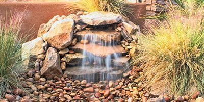 Make Your Garden Look Amazing with a Custom Waterfall - Rock on .