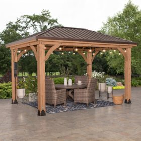 Outdoor Wooden Gazebo & Pergola Kits - Sam's Cl