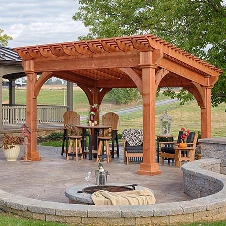 Custom Wood & Vinyl Pergola Kits | Country Lane Gazeb