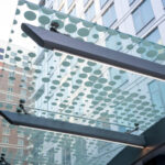 Custom Architectural Glass Canopy in the Ballston Quart