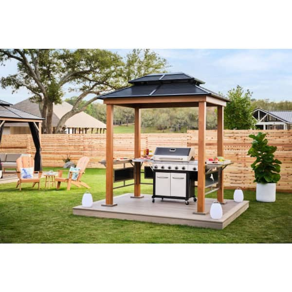 Tommy Bahama Maui 6 ft. x 8 ft. Grill Gazebo 500-9168693 - The .