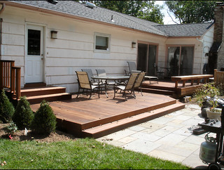 Ground Level Deck - Photos & Ideas | Hou