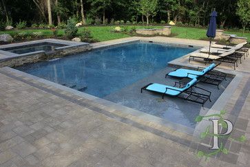 gunite pool designs | Cold Spring Harbor Gunite Pool & Spa .