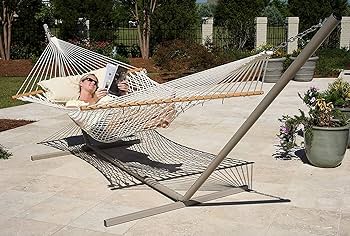 Amazon.com : Castaway Living 15 ft. Taupe Hammock Stand, Patented .