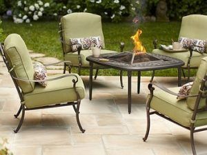 Hampton Bay Cushions – Patio Furniture Cushions | Fire pit patio .