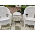Hampton Bay Outdoor Furniture 3 Piece Set Pair Of Chairs And Small .