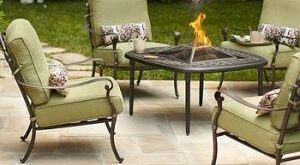 Hampton Bay Cushions – Patio Furniture Cushions | Fire pit patio .