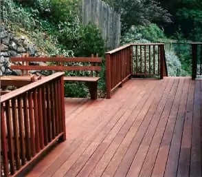 Ipe Decking Compared to Red Cedar Decki