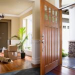 Why do the entry doors to most homes open inward, while in most .