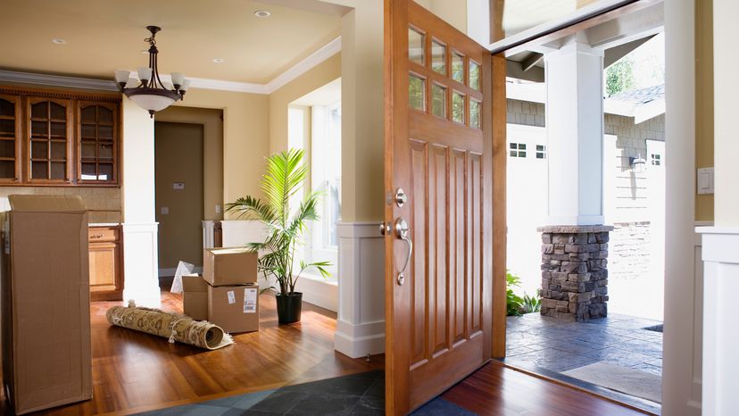 Why do the entry doors to most homes open inward, while in most .