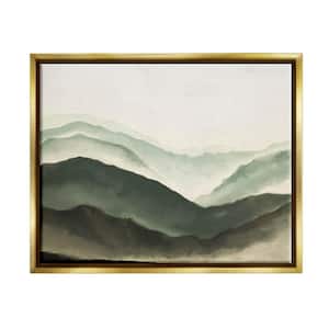 The Stupell Home Decor Collection Mountain Atmospheric Watercolor .