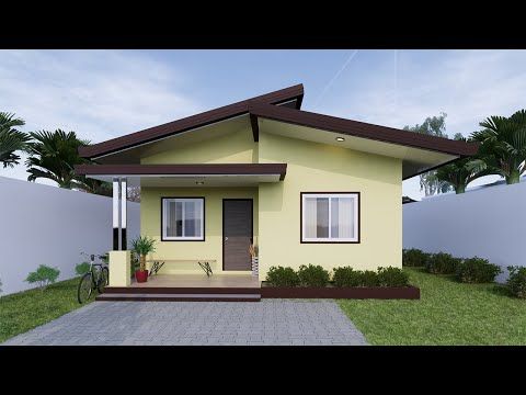Small House Design Idea (9x7meter) 3 bedroom & 2 Bathroom .