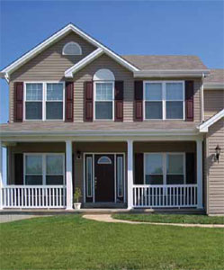 Vinyl Shutters by Mid America - Exterior Shutters .