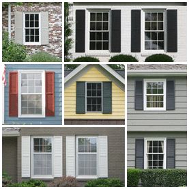 Colorful Shutters for Windows - Boost Your Home's Curb Appe