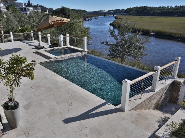 Infinity Pool Builders South Carolina SC | Aqua Blue Poo