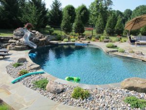 How Water Features Enhance Your Inground Pool - Honeysuckle .