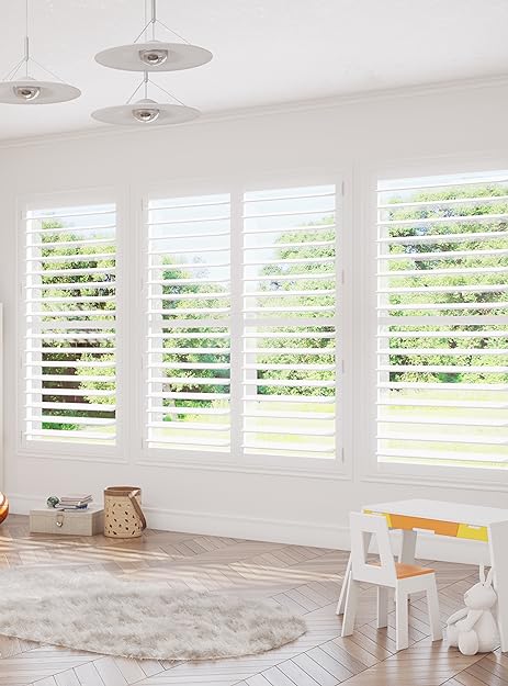 Amazon.com: SHUTTER WORKS Plantation Shutters for Interior Windows .