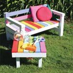 Make colourful kids garden furniture | a Kiwi Gardener proje