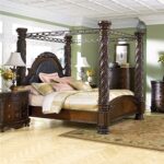 Millennium North Shore B553B4 King Canopy Bed | Rife's Home .