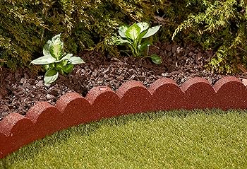 Amazon.com : Rubberific Rubber 4-Foot Scalloped Landscape Edging .