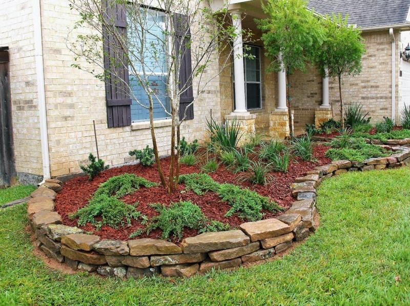 Rock Borders | Landscape edging stone, Landscaping with rocks .