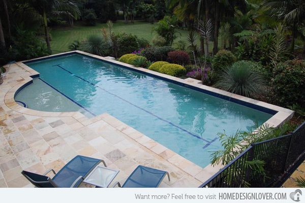 15 Fascinating Lap Pool Designs | Home Design Lover | Lap pools .