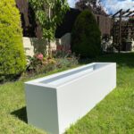 White Extra Large Aluminium Metal Garden Planter - Etsy Finla