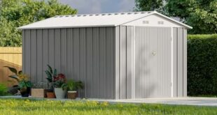 Amazon.com : Patiowell 8x10 FT Outdoor Storage Shed, Large Garden .