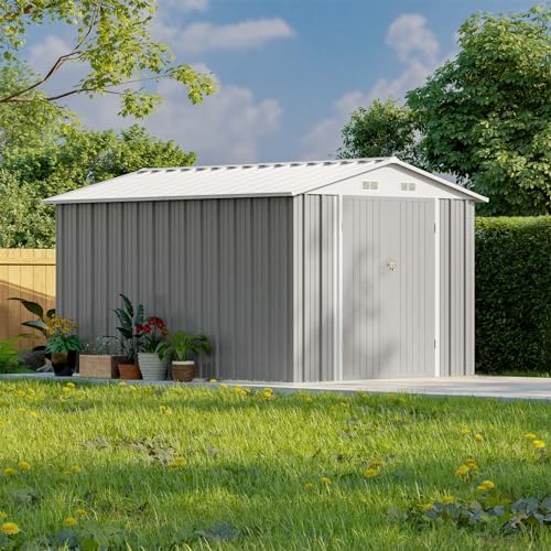Amazon.com : Patiowell 8x10 FT Outdoor Storage Shed, Large Garden .