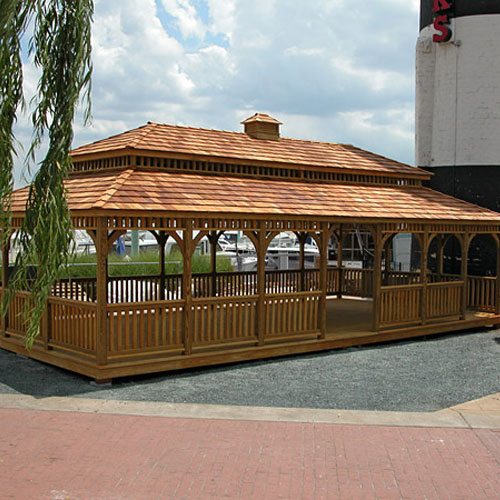 Large Custom Wood Gazebos | Country Lane Gazeb