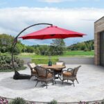 CASAINC 11 ft. Cantilever Patio Umbrella Large Outdoor Heavy Duty .