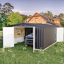 Amazon.com : Outdoor Storage Shed 20x13 FT, Multifunctional Large .