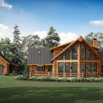 Log House Plans | Modern Cabins, Rustic Log Home Floor Pla