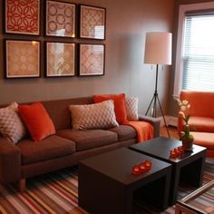 23 Best Burnt Orange Living Room ideas | living room orange, burnt .