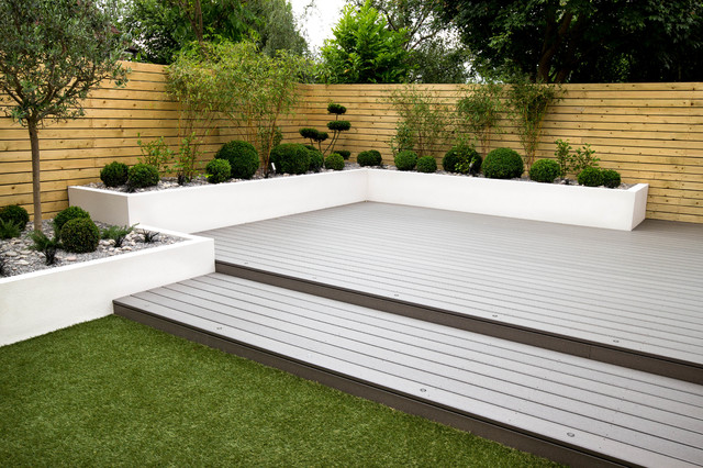 Small, low maintenance garden - Contemporary - Landscape - Other .