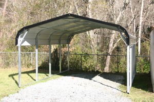 Standard 12x21x5 Metal Carport for One Car | Carport.c