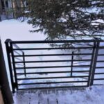 Horizontal Metal Gate for Deck - Great Lakes Metal Fabricati
