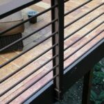13 Best horizontal deck railing ideas | railing, deck railings .