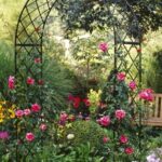 The Bagatelle Round-Top Garden Arch. Galvanised & powder coated stee
